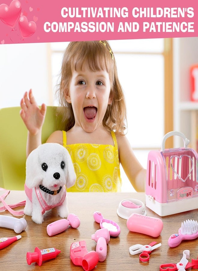 WorWoder 15 Pcs Robot Puppy Dog Toys for Girls Kids Boys, Realistic Robot Puppy Toys with Walk & Bark, Toy Gifts for 3 4 5 6 Year Old, Ideas 3 4 5 6 Year Old Birthday Gifts - Image 5